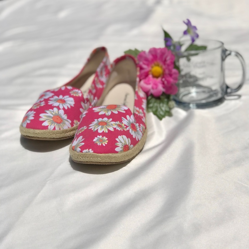 American Eagle Floral Espadrilles